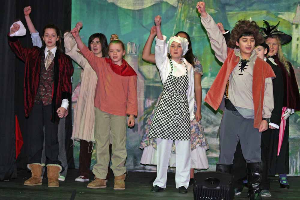 Year 8 Production of Beauty and The Beast, February 2015